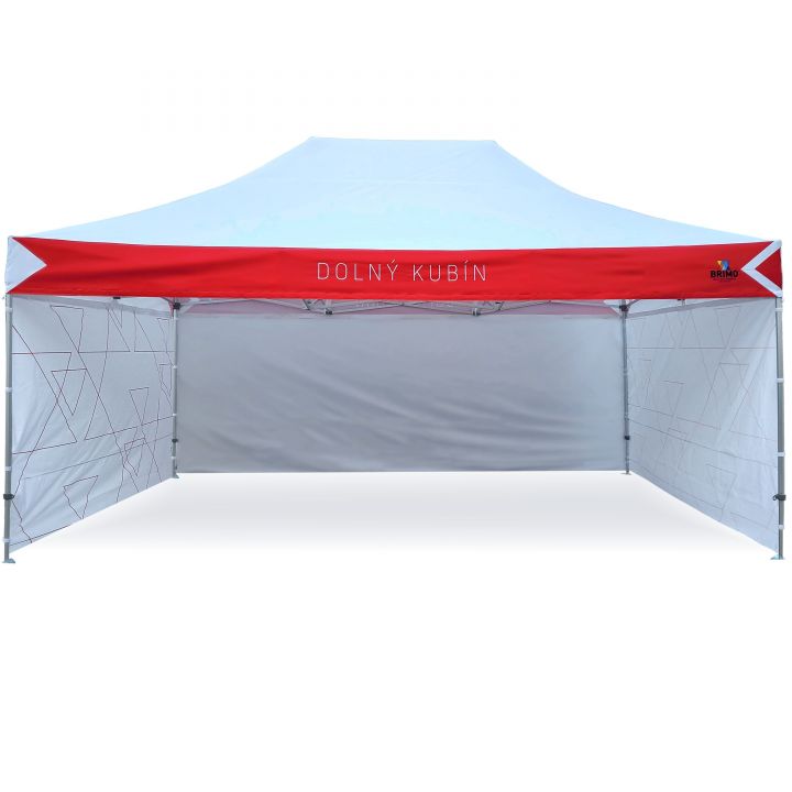 Una tenda pieghevole stabile con telaio portatile