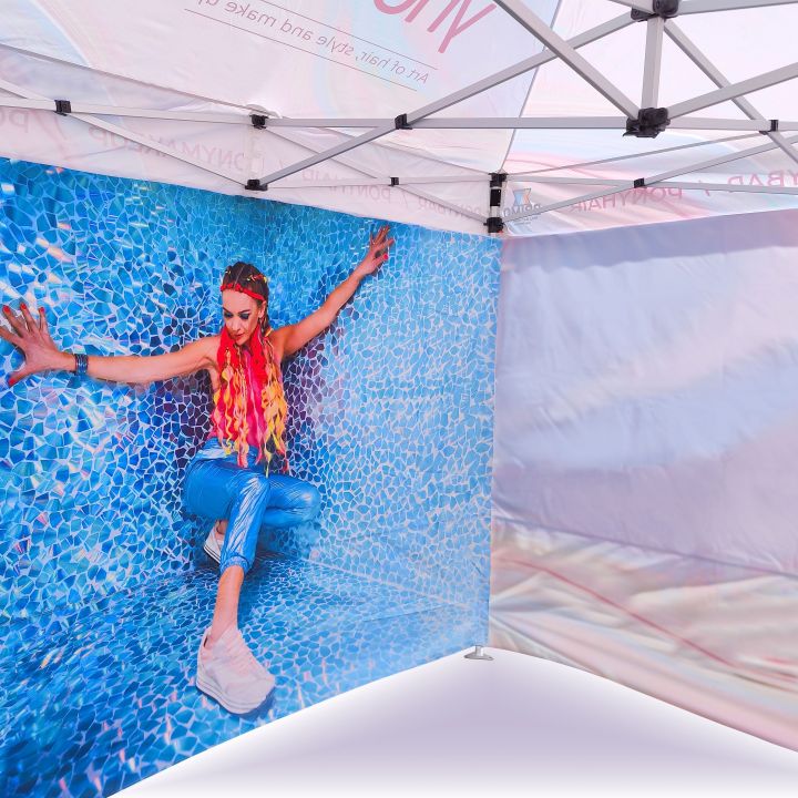 Tenda pieghevole stabile per eventi sportivi