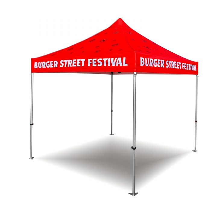 Tenda pieghevole stabile con pareti laterali protettive