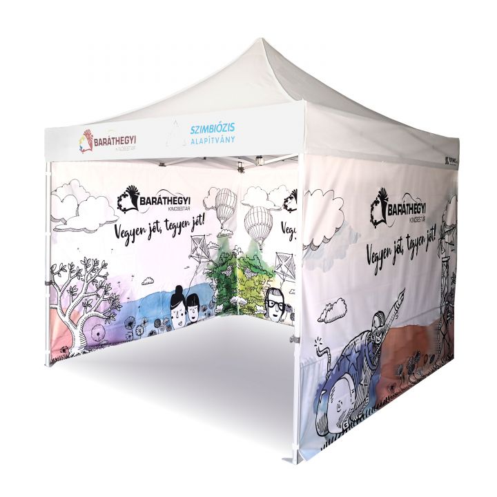 Piccola tenda commerciale