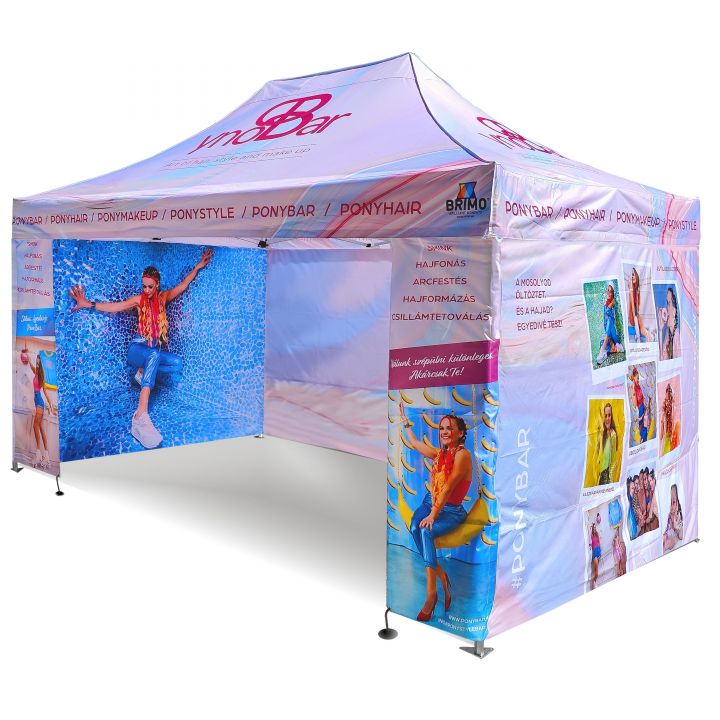 Tenda pieghevole anticorrosione