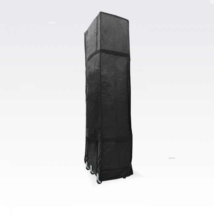 Tenda pieghevole con pareti laterali per una maggiore protezione